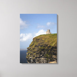 Malerische Klippen von Moher und O'Briens Turm. Leinwanddruck