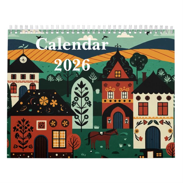 Malerische ländliche Landschaft Kalender (Titelbild)