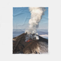Malerische Landschaft: Ansicht der Vulkaneruption