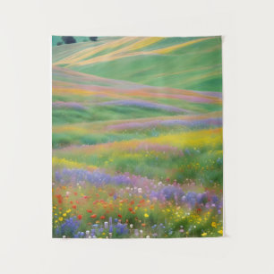 Malerische Landschaft Berge Tal Natur Ruhe Wandteppich