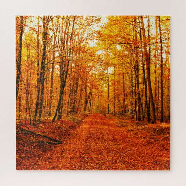 Malerische Landschaft des Herbstes Puzzle (Vertikal)