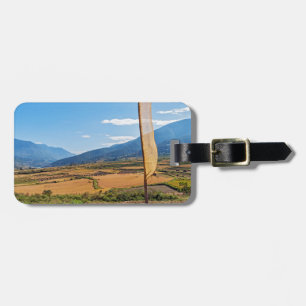 Malerische Landschaft im ländlichen Bhutan Gepäckanhänger