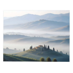 Malerische Landschaft Panoramablick Landschaft Hin Notizblock