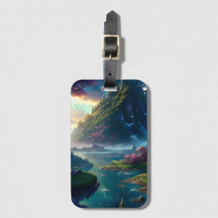 Malerische Landschaft Vier Gepäckanhänger