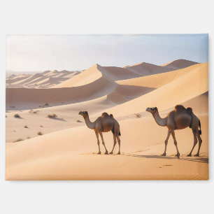 Malerische Landschaft Wüste Sand Natur Ruhe Magnet