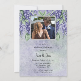 Malerische Lavendel Wisteria Locarno Einladung