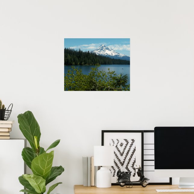 Malerische Mount Hood Landschaft Poster (Heimbüro)