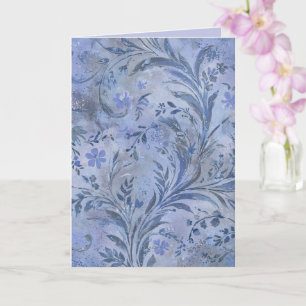 Malerische rauchblaue träumerische Farbtöne Karte