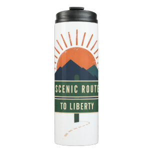 Malerische Route zur Liberty-Tumbler Thermosbecher