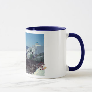 Malerische Santorini Kaffee-Tasse Tasse