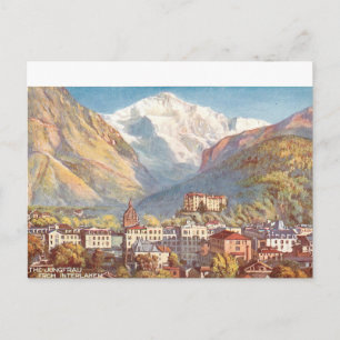 Malerische Schweiz Szene Postkarte
