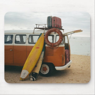 Malerische Strandkunst Sommerurlaub Vintage-Strand Mousepad
