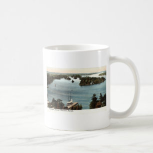 Malerische Thousand Islands NY 1907 Vintage Tasse
