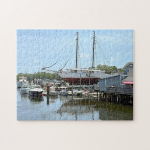 Malerische Uferpromenade in Kennebunkport Maine Puzzle