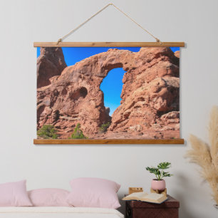 Malerischer Arches-Nationalpark, Vs 4 Wandteppich Mit Holzrahmen