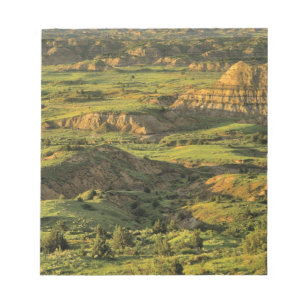 Malerischer Canyon nach Sturm in Theodore Roosevel Notizblock