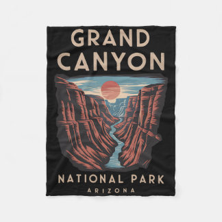 Malerischer Grand Canyon Nationalpark Arizona Fleecedecke