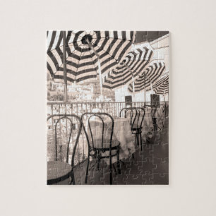 Malerischer Restaurantbalkon, Italien Puzzle