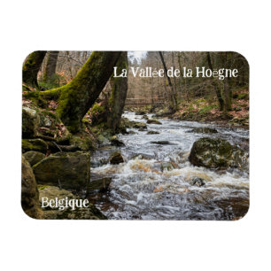 Malerisches Hoegne-Tal-Flussverschnellungen Magnet