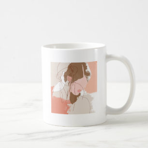 Malerisches Portrait Kaffeetasse