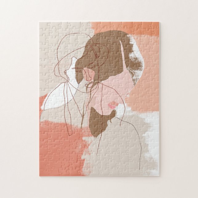 Malerisches Portrait Puzzle (Vertikal)