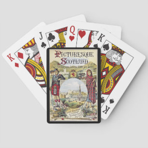 Malerisches Schottland Buchcover Spielkarten