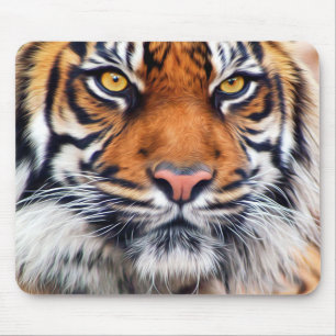 Malerisches Siberisches Tiger-Paint-Foto Mousepad