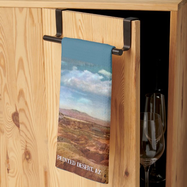 Malerisches Wüstenhandtuch Geschirrtuch (Drittel gefaltet)