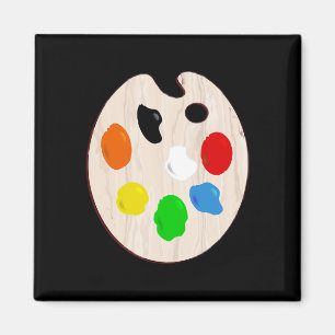 Malerkünstler bemalt Halloween-Kostüm Magnet