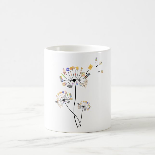 Malerliebhaber Dandelion Gift für Maler Kunst T Kaffeetasse (Mittel)