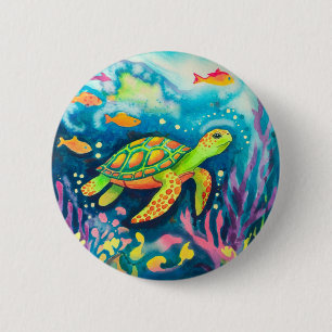 Malerschildkröte Button