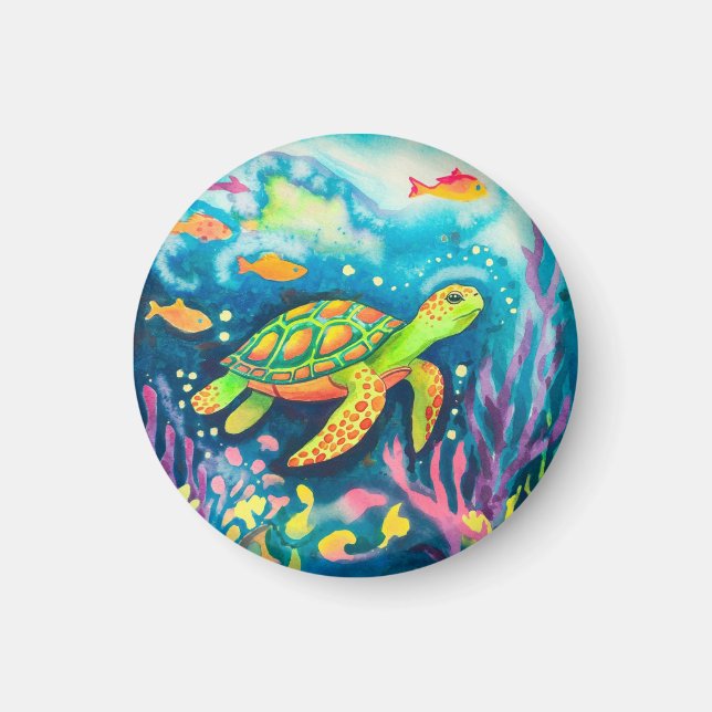 Malerschildkröte Magnet (Vorne)