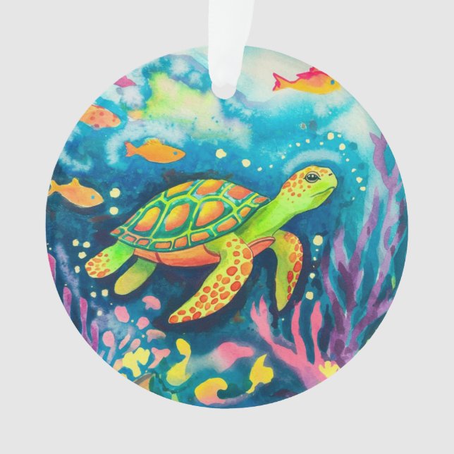 Malerschildkröte Ornament (Vorderseite)
