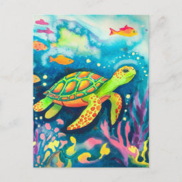 Malerschildkröte Postkarte