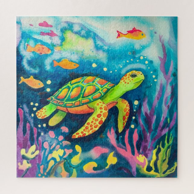 Malerschildkröte Puzzle (Vertikal)