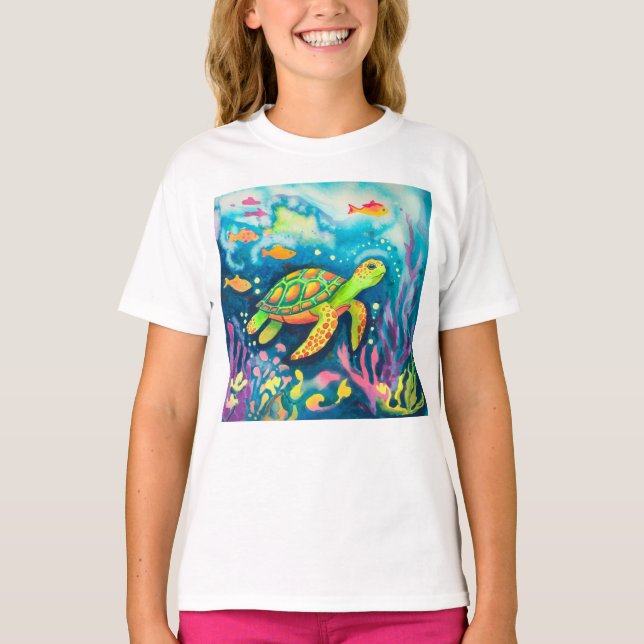 Malerschildkröte T-Shirt (Vorderseite)