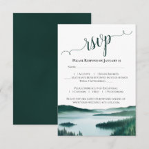 Malersiche Bergseenlandschaft Rustikale Hochzeit