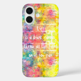 [Malertuch] Rainbow-Krawatte gestört iPhone 16 Hülle