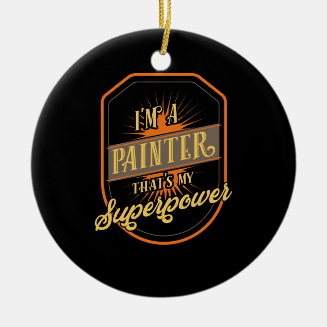 Malerzeichnen Keramik Ornament (Vorne)