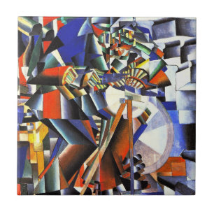 Malevich Kazimir Der Knifegrinder Fliese
