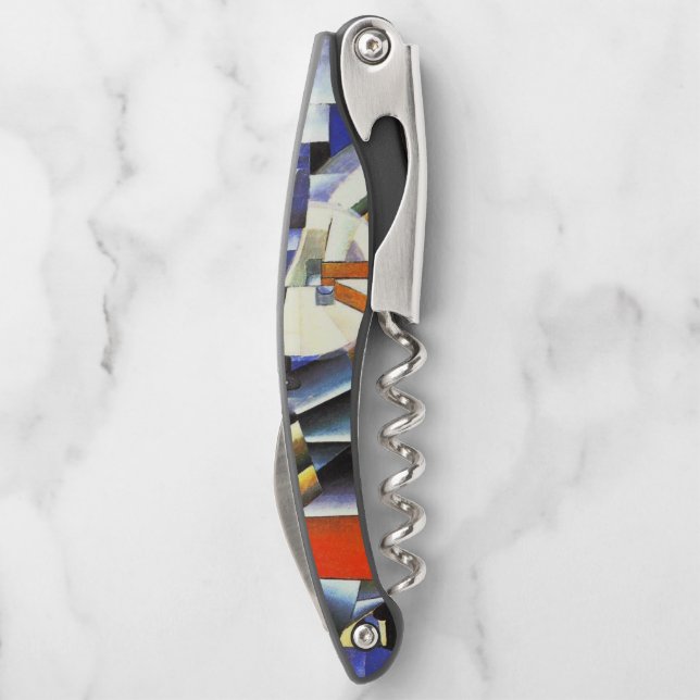 Malevich Kazimir Der Knifegrinder Kellnermesser (Rückseite)