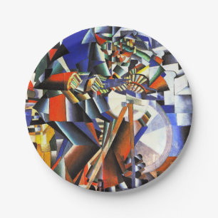 Malevich Kazimir Der Knifegrinder Pappteller