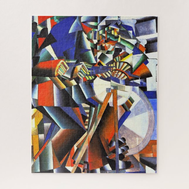 Malevich Kazimir Der Knifegrinder Puzzle (Vertikal)