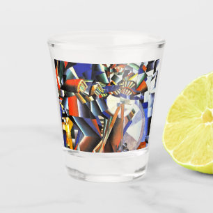 Malevich Kazimir Der Knifegrinder Schnapsglas