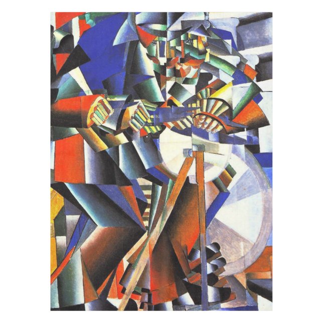 Malevich Kazimir Der Knifegrinder Tischdecke (Vorderseite)