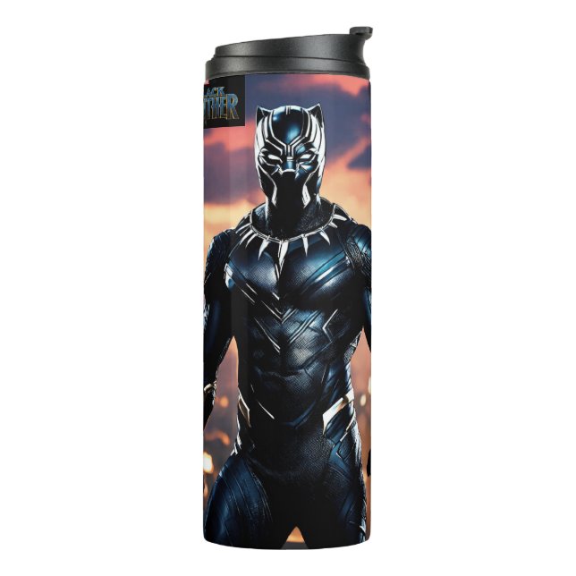 Malevolent Black Panther8KPhotorealistisches Wasse Thermosbecher (Nach links gedreht)