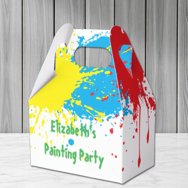 Malfest Kindergeburtstag Geschenkschachtel (Von Creator hochgeladen)