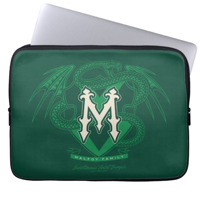 Malfoy Familienwappen Graphic Laptopschutzhülle (Vorderseite)