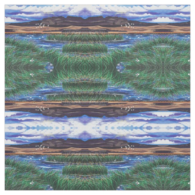 Malheur Bird Refuge Fabric Stoff (Muster)
