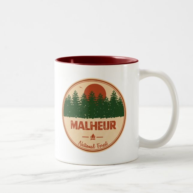 Malheur National Forest Zweifarbige Tasse (Rechts)